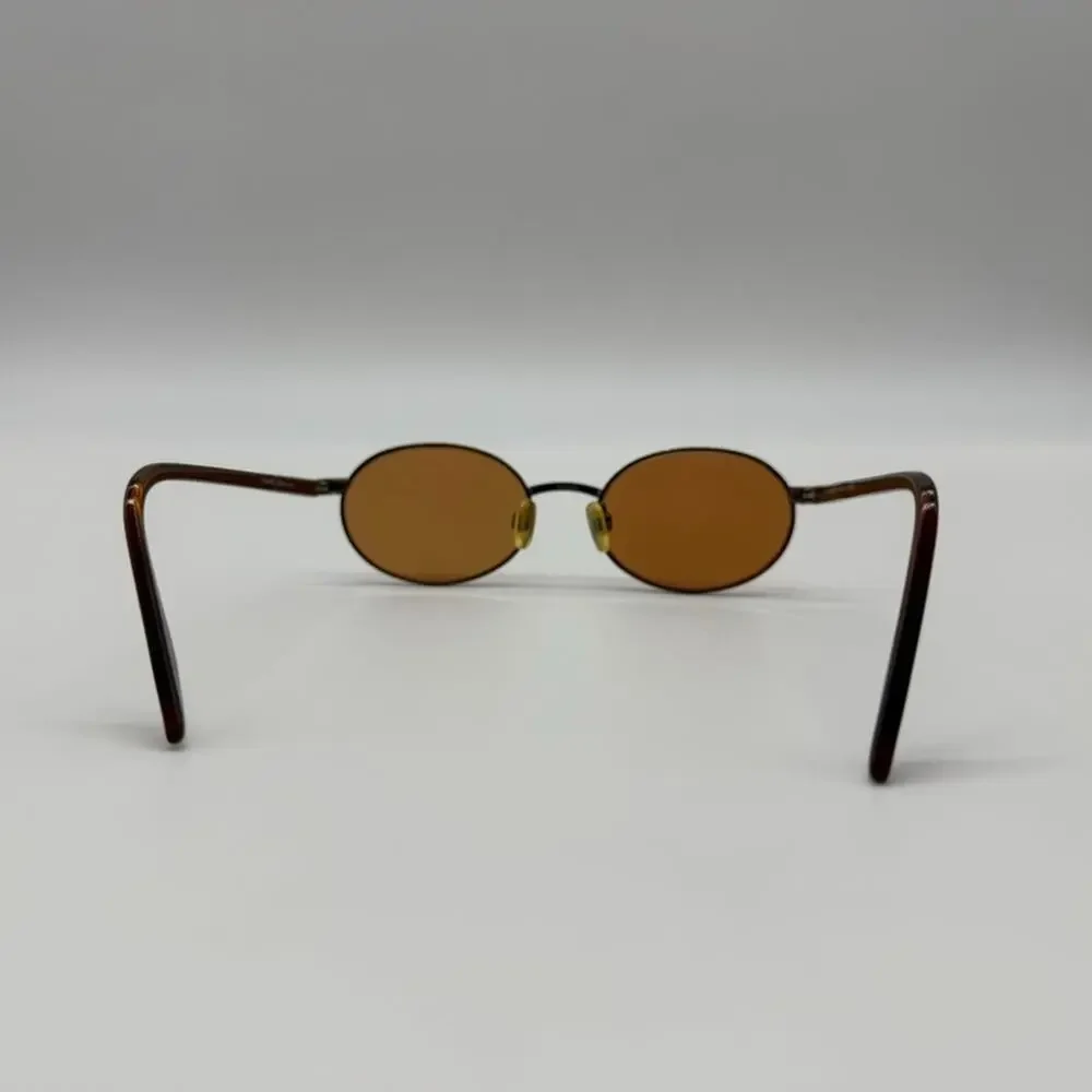 Capezio Shiny Copper Metal Oval Eyeglasses FRAME ONLY - Model 15 51-18-140